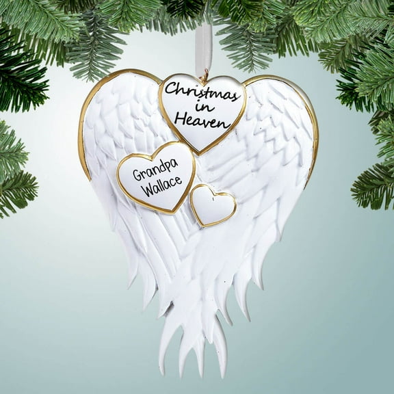 Christmas in Heaven - Personalized Christmas Ornament - Perfect Stocking Stuffer - Great Gift Ideas