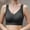 Black, variant on DuoJiaJ Women's Seamless Vest With Warm Muscle Underwear For Women's Gathering And Adjustable Upper Support Comfortable Without Steel Ring Bra For Women Wireless Bras Black