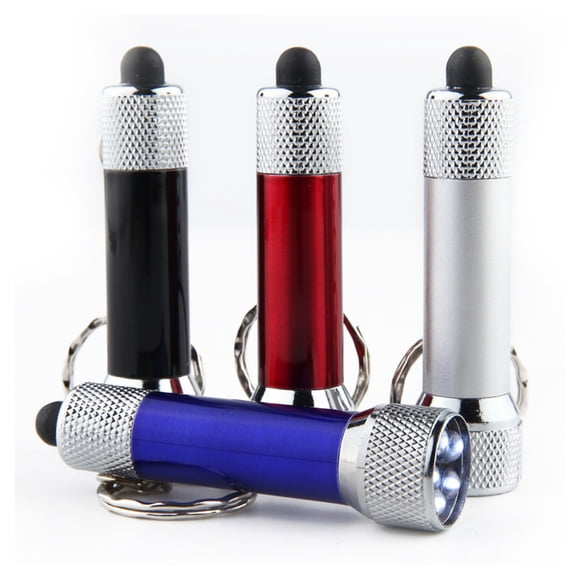 HONMEET Flash Light Emergency Light Aluminum Alloy Assorted Color for Outdoor Activities 1Set