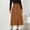 Khaki, variant on Aloohaidyvio Long Skirts for Women under 15$,Womens High Waist Corduroy Half-body Skirt Casual Buckle Design Short Skirt