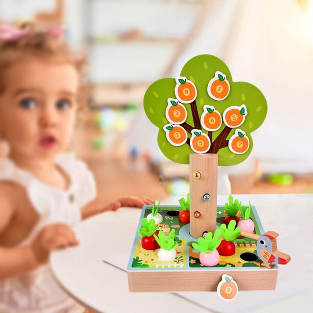 de pájaro carpintero Montessori para , juguetes educativos tempranos, números, , juguetes de aprendizaje perfke juegos de atrapar insectos