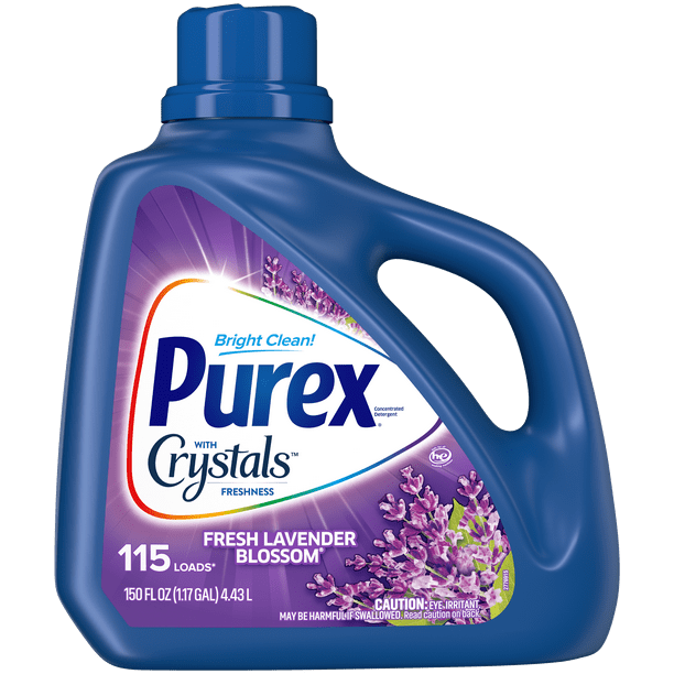 Purex Liquid Laundry Detergent with Crystals Fragrance, Fresh Lavender