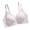 Pink(Bra), variant on Women's Seamless Wirefree Bra Smooth Comfort T-Shirt Bralette, Padded Everyday Invisible Bra with Wide Straps