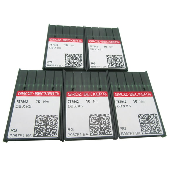 50PCS Groz Beckert DBXK5 Industrial Embroidery Machine Needles in CKPSMS Clear Plastic Box Compatible with/Replacement for Tajima Brand Barudan Brand SWF Brand (75/11)