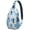 Lightweight Hi, variant on Rainbow Unicorn Galaxy Sling Backpack with Mystical Forest Theme, Cute Fantasy Cartoon Crossbody Bag for Women Women Travel