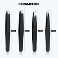 thumbnail image 2 of EXLEAF [4+1 Pack] Precision Tweezers Set with Travel Case,Professional Stainless Steel Eyebrow Tweezers for Women&Men,Multi-Purpose for Facial Hair&Ingrown Hair Removal, 2 of 7
