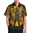 thumbnail image 2 of Apex Legends Casual Short Sleeve Shirt Lapel Collar Shirt Summer Beach Shirt XL, 2 of 8