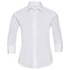 thumbnail image 1 of Russell Collection - Camisa Formal Manga 3/4 para Mujer (Blanco), 1 of 3