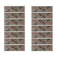 thumbnail image 2 of StepBasic Non-Slip Rubber Backing Resistant Carpet Stair Gripper Set of 14 - Gray Floral ( 8.5" x 26" ), 2 of 7