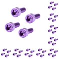 thumbnail image 1 of Advancent 4 piezas bicicleta botella de agua jaula pernos tornillos de repuesto de Color sólido Violeta 10Conjunto, 1 of 6