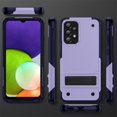 thumbnail image 4 of JTCASES for Samsung Galaxy A32 5G Case, Foldable Kickstand Heavy Duty Protective Rugged Hybird Anti-slip Shockproof/Drop Resistant PC TPU Shell for Samsung Galaxy A32 5G, Lightpurple, 4 of 7