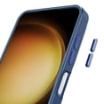 thumbnail image 4 of Compatible with Samsung Galaxy A15 5G Phone Case, Full-Body Protection [Chrome Metallic Edges] Transparent Shockproof Cover - Dark Blue, 4 of 5