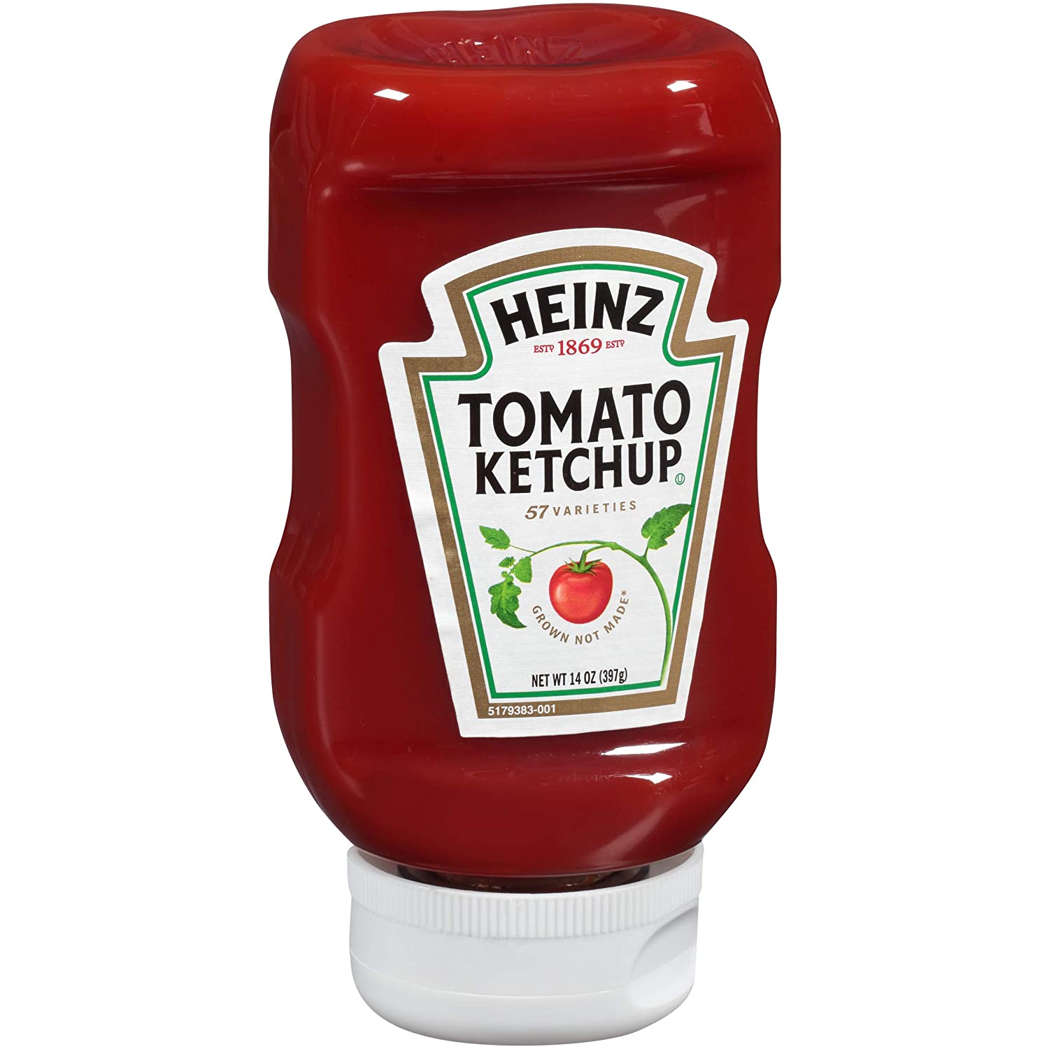 Heinz Tomato Ketchup Top Down, 14Ounce Bottles (Pack of 16