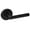 Black, variant on Sure-Loc Hardware Hanover Privacy Door Lever with Round Rosette