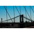 thumbnail image 2 of Berzel, Erin 24x17 Black Ornate Wood Framed with Double Matting Museum Art Print Titled - Manhattan Bridge IV, 2 of 4