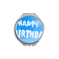 thumbnail image 1 of Happy Birthday Blue Sky Clouds Hand Compact Mirror Round Portable Pocket Glass, 1 of 3