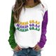 thumbnail image 1 of Gibobby Divertidas Sudaderas Camisa de para mujer, sudadera, camisa de día de fiesta de , Top informal de manga larga (Blanco, XL), 1 of 5