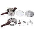 thumbnail image 2 of Stainless Steel Pressure Cooker, Large Capacity, Efficient Cooking with Great Rust Resistance for Gas and Electric Stoves, 2 of 7