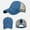 Blue, variant on HNMKIU Adjustable Unisex Baseball Cap for Men and Women Solid Sun Hat with Hop Style Navy,One Size