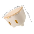 thumbnail image 2 of HOOWIFFY Space Saving Plastic Storage Stool with Safety Rounded Corners for Home, 2 of 6