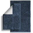 thumbnail image 3 of Nestl Bathroom Rugs, Machine Washable Bath Mats For bathroom Floor Rugs, Nonslip Backing Rubber Bath Rug, Navy, 3 of 6