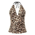thumbnail image 3 of MKLEKYY Trajes De Baño Women'S Tankini Top No Bottom V Neck Swim Top Bathing Suit Top, 3 of 3