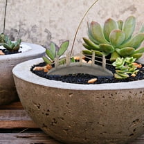 NIAIZEK 3-Piece Wooden Bonsai Landscape Bridge Set, Dark Brown Arch Bridge for Garden, Miniature Decor