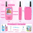 thumbnail image 3 of UUSUOO Video Walkie Talkies for Kids,2 Pack Rechargeable Kids Video Walkie Talkies with Voice Changer,Indoor Outdoor Toys for Kids,Christmas Birthday Gift for Boys Girls 3-12,Blue/Pink, 3 of 9