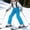 Blue, variant on Unisex Snow Ski Pants Insulated Waterproof Winter Outdoor Snowboard Bibs Ski Pants with Adjustable Suspenders