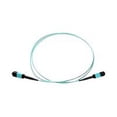 thumbnail image 1 of Axiom - Network cable - MTP/MPO multi-mode (M) to MTP/MPO multi-mode (F) - 20 m - fiber optic - 50 / 125 micron - OM3 - riser - aqua, 1 of 4