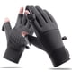 thumbnail image 1 of Guantes de pesca sin dedos de invierno para hombres y mujeres, guantes de ciclismo de motocicleta con pantalla táctil para clima frío a prueba de viento para fotografía, 1 of 5