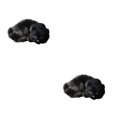 thumbnail image 2 of Wosthever Gatos durmientes realistas de la decoración mezclada para los buenos regalos del tacto lindo y seguro suaves al tacto negro 2Conjunto, 2 of 6