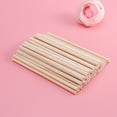 thumbnail image 3 of 100pcs Wooden Round Dowel Rods Sticks For Crafts Woodworking DIY Building Model, 3 of 7