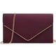 thumbnail image 1 of Evening Clutch Dasein de terciopelo color vino para mujer con detalles dorados, 1 of 6