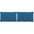 thumbnail image 3 of SAFAVIEH Soleil Solid 12" x 20" Indoor/Outdoor Pillow, Lt Marine Blue, Set of 2, 3 of 5
