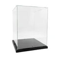 thumbnail image 1 of Clear Acrylic Display Case Countertop Box Cube for Dolls Miniature Figurines, 1 of 7