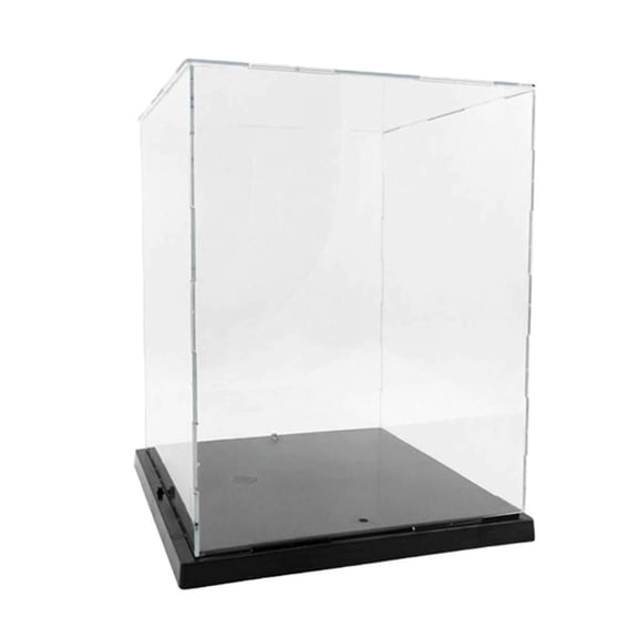Display case,acrylic clear display case collectibles boxes,Dustproof transparent assemble storage showcase,Collection acrylic cube toy dolls souvenirs model,figure clear cabinets showcase