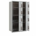 thumbnail image 4 of Maximum Height Recessed Mounted 4C Horizontal Parcel Locker with 8 Parcel Lockers in Aluminum with USPS Access - Front Loading, 4 of 4