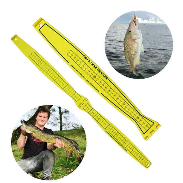 Multifunctional Fish Ruler Fish Measuring Board Portable Folding