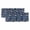 Navy Blue, variant on Tropical Palm Valances for Windows, Decorative Rod Pocket Window Valance Curtains, Giraffes Zebras Lions Elephant Animal Dark Blue Short Curtain Drapes for Kitchen, 2 Panels, 42" W x 18" L