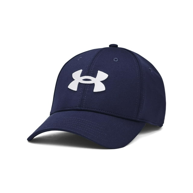 Gorra Under Armour Blitzing Stretch Fit para hombre, color azul oscuro