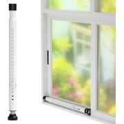 FLY HAWK Window Security Bar for House Apartment Heavy Duty, Adjustable Sliding Door Lock Bar, 18-51 inch, Matte White
