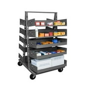 Durham ATT-4038-95 64 x 38 x 40 in. Steel & Iron Double Sided Adjust A-Tray Truck