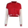 thumbnail image 4 of LOVZFMLL Cardigan for Womens Solid Color And Winter Long Sleeves Cardigan-Breasted Keep Warm Short Coat, 4 of 4