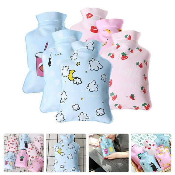 6 Pcs Mini Hot Water Bottle Small Hot Water Bottle Miniature Child