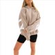 thumbnail image 1 of Sudaderas con Capucha de Moda para Mujer, Sudaderas Holgadas de Gran Tamaño, Camisetas de Larga, Corte Holgado. Caqui XXL, 1 of 9