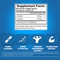 thumbnail image 4 of Evlution Nutrition L-Arginine + L-Citrulline - Endurance + Workout Performance Supplement - 1000mg Complex - Vasodilation + Nitric Oxide Support - Vegan + Gluten Free Capsules - 60 Servings, 4 of 9