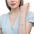 thumbnail image 4 of Infinity Heart Cremation Urn Bracelet for Ashes Jewelry for Women Girls Cremation Link Memorial Bracelet, 4 of 7