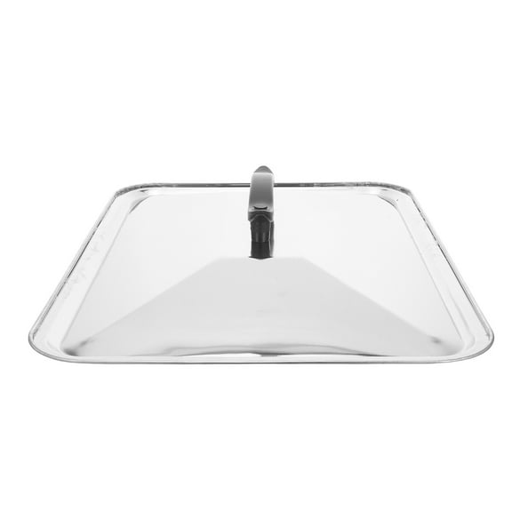 TAILTOSS Pan Cover for Home Cooking Anti Oil Splashing Stainless Steel Pot Lid 40x30cm 1Set