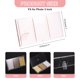 thumbnail image 2 of Mini Collage Picture Frame, 3 in 1 Mini Photo Frame 2.1 x 3.4 Inch 3 Grids Clear Mini Photo Vertical Frame for 3 Inch Photos Desktop Tabletop Display, Pink, 2 of 7